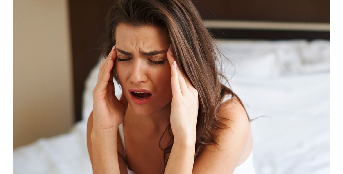 Mujer con resaca