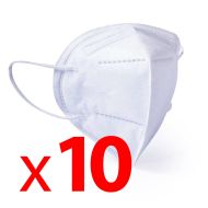 Mascarilla FFP2 Blanca Pack 10 Mascarillas