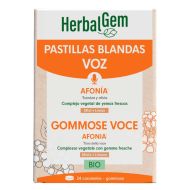 HerbalGem Voz 24 Pastillas Blandas Bio