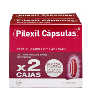 Pilexil Cápsulas Cabello y Uñas 100 x 2 Cajas Duplo