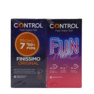 Control Finissimo Original 6 Preservativos + Fun Mix 6 Preservativos