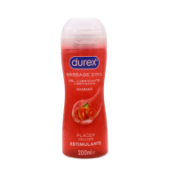 Durex Massage 2 In 1 Gel Lubricante Guaraná Estimulante 200ml