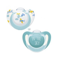 Nuk Chupete Anatómico Silicona 6-18M 2 Chupetes                                                     
