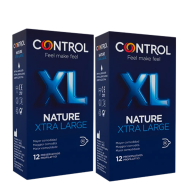 Control Nature XL Preservativos 12+12 Preservativos Pack Mega Ahorro