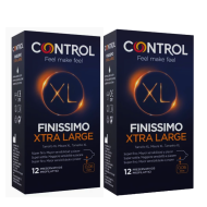 Control Finíssimo XL 12+12 Preservativos Pack Mega Ahorro