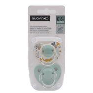 Suavinex Chupete Anatómico Tetina Silicona 0-6m Pack 2 Chupetes