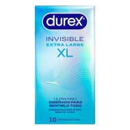 Durex Invisible Extra Largo XL 10 Preservativos