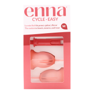 Enna Cycle Copa Menstrual Easy Cup Talla M con Aplicador 2 Copas