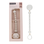 Suavinex Broche Bolitas Silicona Selection +0m Blanco