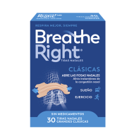 Breathe Right Tiras Nasales Clásicas Grandes 30 Tiras