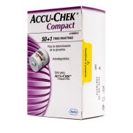 Tiras Reactivas de Glucosa en Sangre Accu-Chek Compact 50+1 Tiras Roche