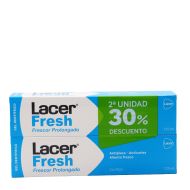 Lacer Fresh Gel Dentífrico Frescor Prolongado 125ml x 2 Duplo