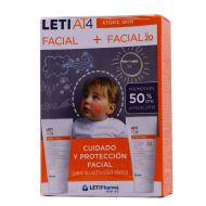 Leti AT4 Facial Crema Piel Atópica Atopic Skin 50ml + Facial SPF20 50ml Pack