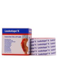 LeuKotape K Cinta Kinesiológica Roja 5cm x 5m