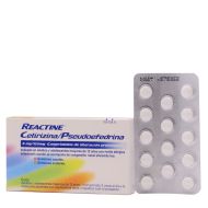 Reactine Cetirizina / Pseudoefedrina 14 Comprimidos de Liberación Prolongada