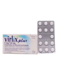 Virlix Plus 5mg/120mg 14 Comprimidos de Liberación Prolongada