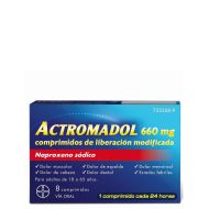 Actromadol 660 mg 8 Comprimidos Liberación Modificada Naproxeno