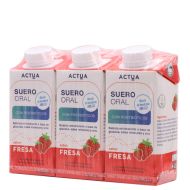 Actua Suero Oral  Fresa 200ml x 3 Pack-1         