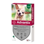 Advantix Perros Hasta 4Kg 4 Pipetas x 0,4ml                                                         