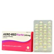 AeroRed Forte 240mg 20 Cápsulas Blandas Simeticona