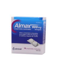 Almax 500 mg 18 Comprimidos Masticables