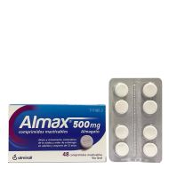 Almax 500 mg 48 Comprimidos Masticables