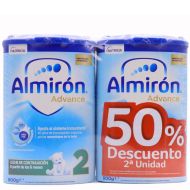 Almirón Advance 2 Leche de Continuación 800g+800g Bi Pack 50%Dto 2ªUd