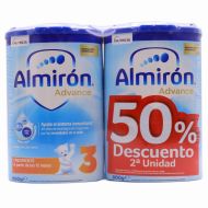 Almirón Advance 3 Crecimiento con Pronutra 800g X 2 Pack 50%Dto 2ªUd