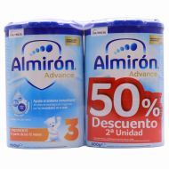 Almirón Advance 3 Crecimiento con Pronutra 800g X 2 Pack 50%Dto 2ªUd