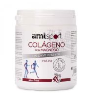 AmlSport Colágeno con Magnesio Sabor Fresa Polvo 350g Ana María Lajusticia Envase para 46 Días