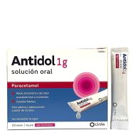 Antidol 1g 10 Sobres Solución Oral Sabor Fresa