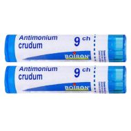 Antimonium Crudum 9 CH Glóbulos DT 4g x 2 Boiron Doble Tubo