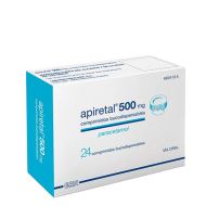 Apiretal 500 mg 24 Comprimidos Bucodispersables Paracetamol