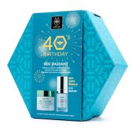Apivita Bee Radiant Crema Textura Rica+5 Action Eye Serum Pack 40 Aniversario