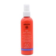 Apivita Bee Sun Safe Spray Ultraligero Facial y Corporal SPF50 200ml