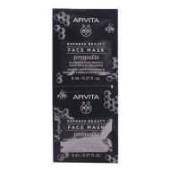 Apivita Mascarilla Facial Purificante para Pieles Grasas con Propóleo 2X8ml