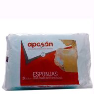 Aposan Esponjas con Jabón Dermatológico 24 Esponjas