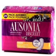 Ausonia Discreet Extra 10+10 Compresas Para Pérdidas de Orina Pack Ahorro