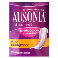 Ausonia Discreet Extra 12 Compresas para Pérdidas de Orina 