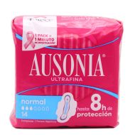Ausonia Ultrafina Normal 14 Compresas Higiénicas