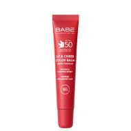 Babe Lip & Chek Color Balm Rojo SPF50 20ml