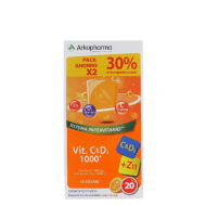 Arkopharma Vitamina C&D 1000 Pack Ahorro 40 Comp. Efervescentes