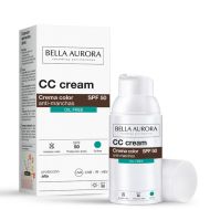 Bella Aurora CC Cream Crema Color Antimanchas SPF50 Oil Free 30ml