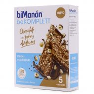BiManan beKomplett Chocolate con Leche y Avellanas 5 Snacks