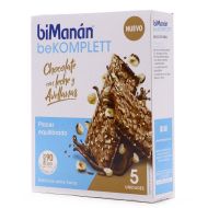 BiManan beKomplett Chocolate con Leche y Avellanas 5 Snacks