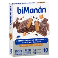 Bimanan beSlim 10 barritas 31g Sabor Tofee Caramelo