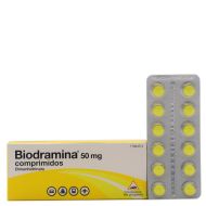 Biodramina 50mg 12 Comprimidos