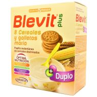 Blevit Plus Duplo 8 Cereales y Galletas María 600g Ordesa
