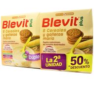 Blevit Plus 8 Cereales y Galletas María 600 g+ 600 g 2ªUd 50%Dto Ordesa