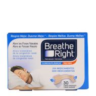 Breathe Right Tiras Nasales Pequeñas Clásicas 30 Tiras Nasales